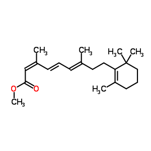 7,8-二氢维甲酸甲酯结构式_51077-51-1结构式