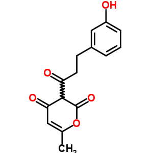 3-[3-(3-羟基苯基)丙酰]-6-甲基吡喃-2,4-二酮结构式_51089-21-5结构式