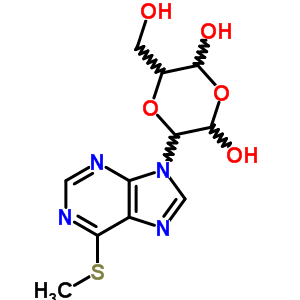 3-(羟基甲基)-5-(6-甲基磺酰基嘌呤-9-基)-1,4-二噁烷-2,6-二醇结构式_51112-62-0结构式
