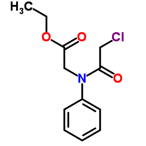 [(氯乙酰基)(苯基)氨基]乙酸乙酯结构式_51114-26-2结构式