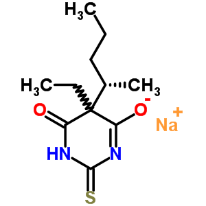 S-(-)-thiopental sodiumStructure,51165-39-0Structure S-(-)-thiopental sodium Structure,51165-39-0Structure