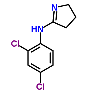 N-(2,4-二氯苯基)-4,5-二氢-3H-吡咯-2-胺结构式_51170-87-7结构式