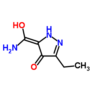 5-乙基-4-羟基-1H-吡唑-3-羧酰胺结构式_51173-01-4结构式