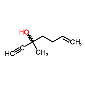 3-甲基-6-庚烯-1-炔-3-醇结构式_51193-99-8结构式