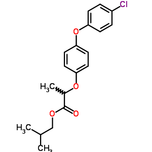 2-甲基-2-[4-(4-氯苯氧基)苯氧基]丙酸丙酯结构式_51337-71-4结构式