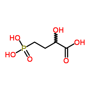 2-羟基-4-膦酰丁酸结构式_51360-19-1结构式