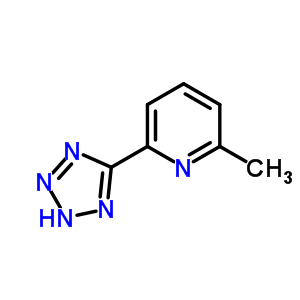 2-甲基-6-(2H-四唑-5-基)吡啶结构式_51449-85-5结构式