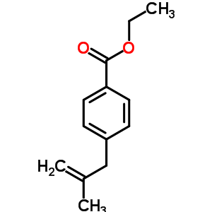 4-(2-甲基-烯丙基)-苯甲酸乙酯结构式_514821-16-0结构式