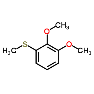 1,2-二甲氧基-3-(甲基硫代)苯结构式_51506-47-9结构式