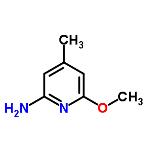 6-甲氧基-4-甲基-2-吡啶胺结构式_51564-94-4结构式
