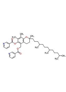 5-烟碱氧基甲基-alpha-生育酚烟酸酯结构式_51605-68-6结构式