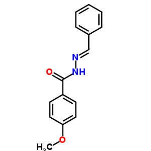 N-(亚苄基氨基)-4-甲氧基-苯甲酰胺结构式_51651-81-1结构式