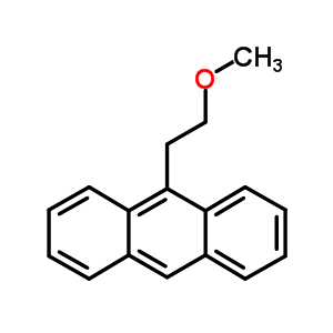 9-(2-甲氧基乙基)-蒽结构式_5166-49-4结构式