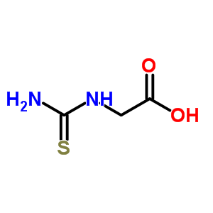 N-(硫代氨基甲酰)甘氨酸结构式_51675-47-9结构式