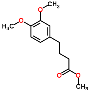 4-(3,4-二甲氧基苯基)丁酸甲酯结构式_51686-49-8结构式