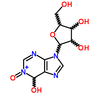 肌苷, 1-氧化物(7CI,8CI,9CI)结构式_5169-94-8结构式