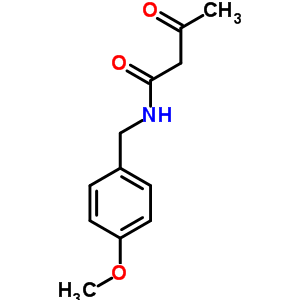 N-(4-甲氧基苄基)-3-氧代丁酰胺结构式_51719-12-1结构式