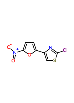 (9ci)-2-氯-4-(5-硝基-2-呋喃)-噻唑结构式_51728-03-1结构式