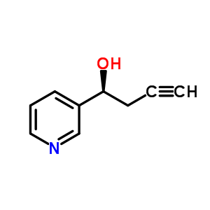 (1R)-1-(3-吡啶基)-3-丁炔-1-醇结构式_517907-62-9结构式