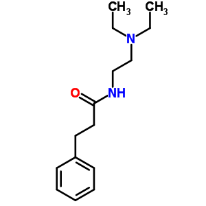 N-[2-(二乙基氨基)乙基]-3-苯基丙酰胺结构式_51816-18-3结构式
