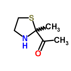 (9ci)-1-(2-甲基-2-噻唑啉)-乙酮结构式_51859-53-1结构式