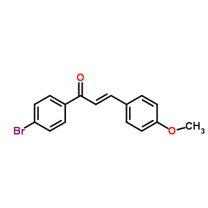 (E)-1-(4-溴苯基)-3-(4-甲氧基苯基)-2-丙烯-1-酮结构式_51863-81-1结构式