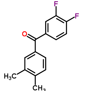 3,4-二氟-3,4-二甲基苯甲酮结构式_518993-32-3结构式