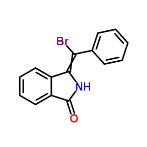 3-(溴-苯基-亚甲基)异吲哚-1-酮结构式_5194-49-0结构式