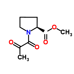 1-(1,2-二氧代丙基)-l-脯氨酸甲酯结构式_52060-75-0结构式