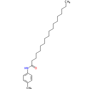N-(4-甲基苯基)十八烷酰胺结构式_52097-69-5结构式
