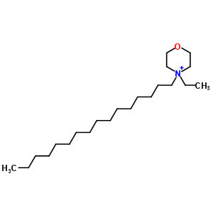 4-乙基-4-十六基-1-噁-4-氮杂环己烷结构式_52132-57-7结构式