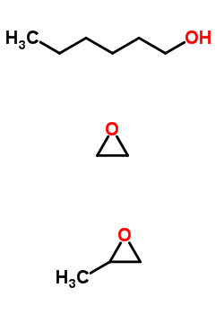 环氧丙烷与环氧乙烷单己基醚的聚合物结构式_52232-09-4结构式
