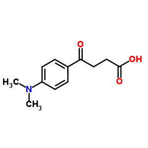 4-[4-(N,N-二甲基氨基)苯基]-4-氧代丁酸结构式_52241-00-6结构式