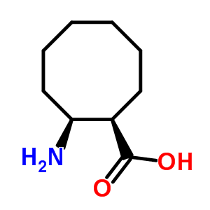 (1R,2s)-2-氨基-环辛烷羧酸结构式_522644-04-8结构式