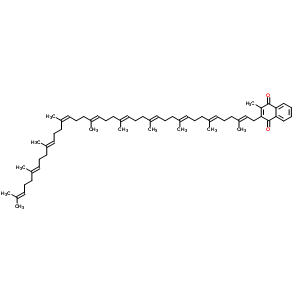 甲萘醌结构式_523-40-0结构式