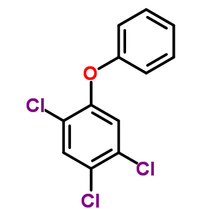 1,2,4-三氯-5-苯氧基苯结构式_52322-80-2结构式