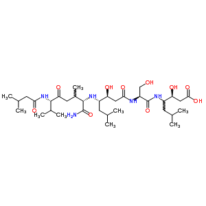 羟基抑肽素结构式_52329-53-0结构式