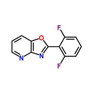 2-(2,6-二氟苯基)噁唑并[4,5-b]吡啶结构式_52333-73-0结构式