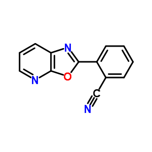 2-噁唑并[5,4-b]吡啶-2-基苯甲腈结构式_52333-97-8结构式