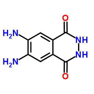 6,7-二氨基-2,3-二氢二氮杂萘-1,4-二酮结构式_52412-81-4结构式