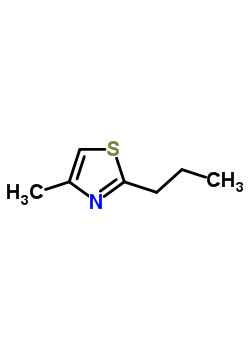 4-甲基-2-丙基噻唑结构式_52414-87-6结构式