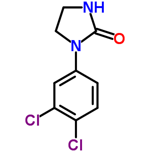 1-(3,4-二氯苯基)四氢-2H-咪唑-2-酮结构式_52420-29-8结构式