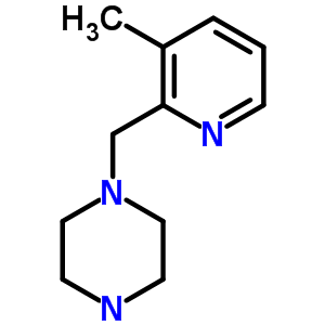 1-(3-甲基吡啶-2-甲基)-哌嗪结构式_524673-92-5结构式