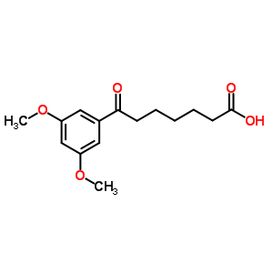 7-(3,5-二甲氧基苯基)-7-氧代庚酸结构式_52483-27-9结构式