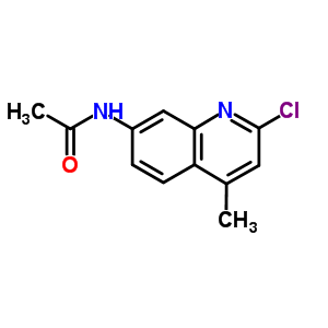 N-(2-氯-4-甲基-喹啉-7-基)乙酰胺结构式_52507-64-9结构式