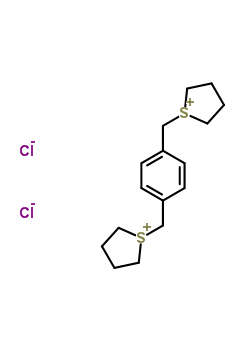 对二甲苯亚基二(四氢噻吩鎓氯化物)结构式_52547-07-6结构式