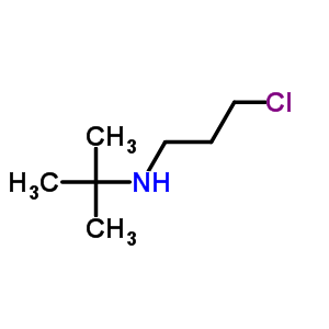 N-(3-氯丙基)叔丁基胺结构式_52560-90-4结构式