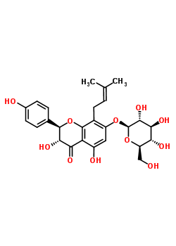 黄柏甙结构式_52589-11-4结构式