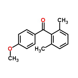 2,6-二甲基-4-甲氧基苯甲酮结构式_52629-41-1结构式