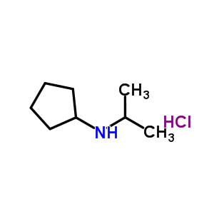 环戊基-异丙基-胺盐酸盐结构式_52703-17-0结构式